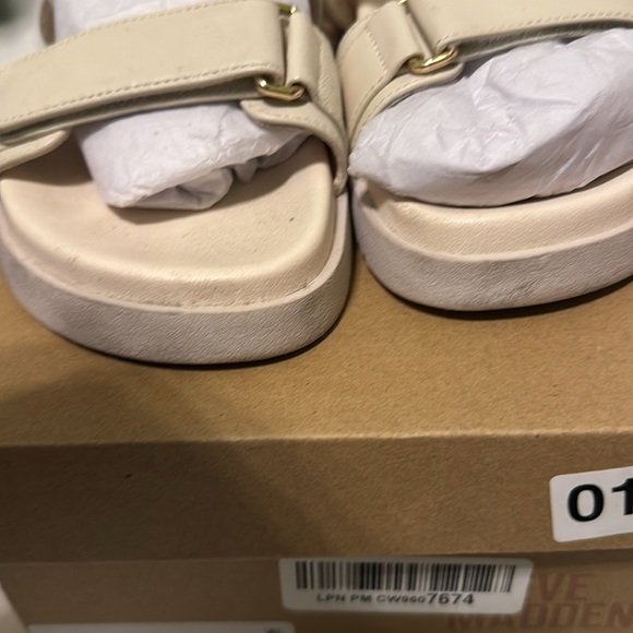 Steve Madden Bone Leather Sandals - Picture 5 of 7